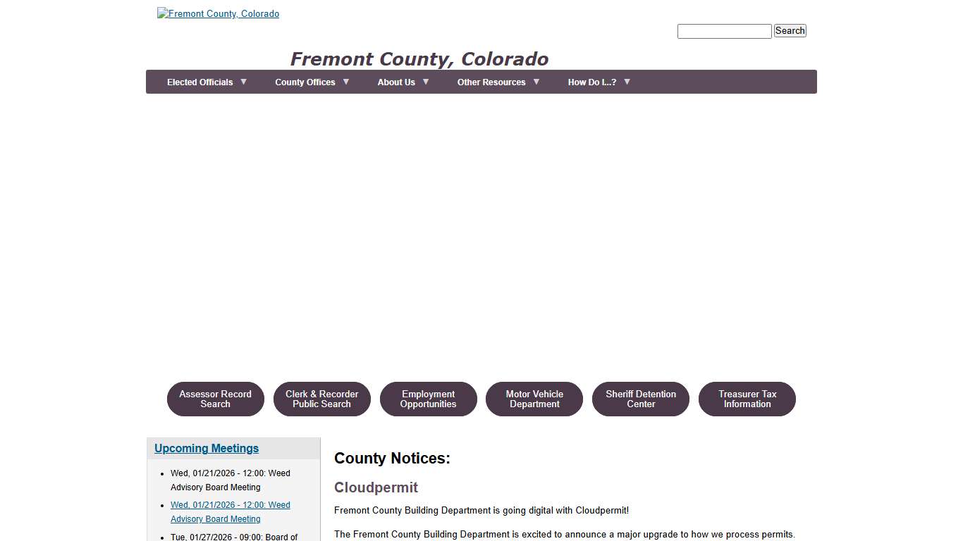 Front Page | Fremont County, Colorado