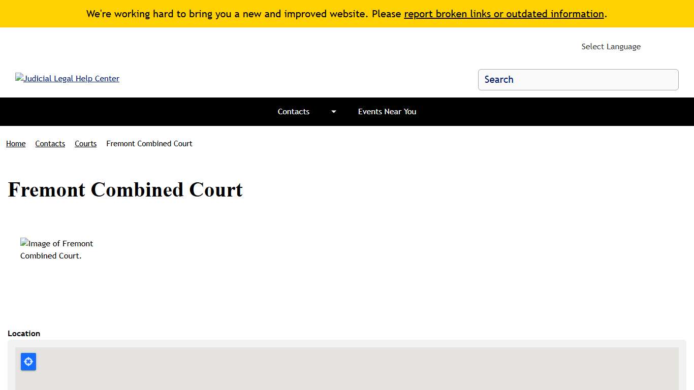Fremont Combined Court | Judicial Legal Help Center